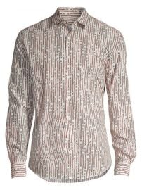 Salvatore Ferragamo - Chain Link Gancini Shirt at Saks Fifth Avenue